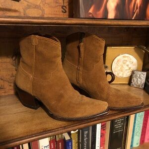 Tecovas Women's Brown Suede Boots